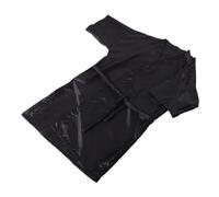 OSOLADY Salon Client Gown Robe Adjustable Black Hairdressing Cape for Hair Cutting and Styling Soft Extensive Coverage for Salon Services