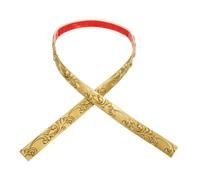 OSOLADY Self Adhesive Mirror Border Trim PVC Golden 1m, 2.5cm Wide X 0.5cm Thick, Cuttable Decorative Moulding for Bathrooms and Office