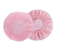 OSOLADY Shower Caps with Breathable Design Thickened Waterproof Pink 2pcs Eva Bathing Caps for Making and Cleaning Face