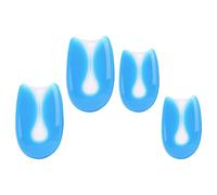 OSOLADY Silicone Heel Cushions Providing Comfortable Protection and Cushioning Support U-Shaped 2 Pairs Lightweight Foot Heel Pads for Sneakers and Loafers