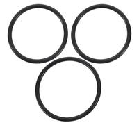 OSOLADY Singing Bowl Rubber Rings 3Pcs Set Crystal Sound Bowl Pads Tibetan Buddhist Ritual Cushion Accessories Sturdy Non-Slip for Meditation and Healing