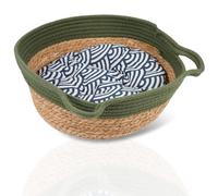 OSOLADY Sleeping Nest Woven Cat Bed Wear Resistance Fine Craftsmanship Cotton Mat for Sleep and Rest Suitable for Cats and Dogs Assorted style