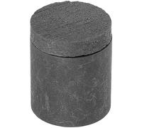OSOLADY Small Refining Crucible Versatile Melting Crucible Graphite with Cover High Temperature Resistance Good Heat Conduction Black for Scientific Experiments