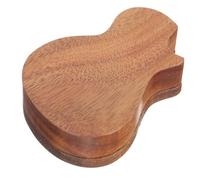 OSOLADY Solid Wooden Guitar Pick Box Storage Case for Acoustic Electric Bass Ukulele Dustproof Protective Plectrum Holder for Travel Concert Music Party Musician Guitar Parts Accessory