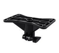 OSOLADY Speaker Mounting Bracket Speaker Stand Bracket Black Plastic with Unique Design Heavy Duty Easy to Remove for Stage Performances and Party Scenes, Compatible with Tripod Stands