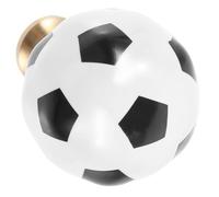 OSOLADY Sports Ball Shaped Cabinet Knobs Ceramic and Brass Material with Easy Installation and Safe Use, Modern Elegant Handles for Wardrobes, Drawers, and Cupboards in Rooms