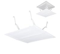 OSOLADY Square Air Conditioner Vent Deflector for Ceiling Central Air Conditioning, Plastic and Iron Material, Preventing Direct Blowing, Suitable for Homes and Commercial Buildings