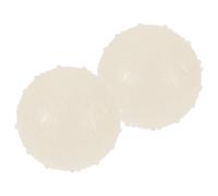 OSOLADY Squeaky Glow in the Dark Dog Balls 2pcs, 6.5Cm Diameter Rubber Chew for Outdoor Puppy Exercise and Interactive Play
