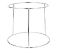 OSOLADY Stainless Steel Seafood Platter Tray and Stand Creative Shape Simple Structure Design Wear Resistant Practical Food Tray Rack for Home Dinner Occasion