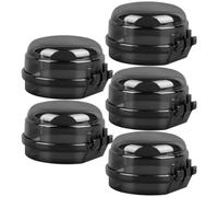 OSOLADY Stove Knob Covers Gas Stoves, Child Proof 5pcs for Lightweight Ps Material Round Shape and Design, Oven Burner Safety Guard to Protect Babies and Children in Kitchen