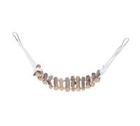 OSOLADY Suspending Reptile Ladder Wide Wooden Lizard Climbing Bridge for Terrarium Pets Exercise Accessory to Promote Coordination and Healthy Growth for Reptiles