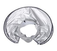 OSOLADY Thai Steamer Cap: Hair Care Hood for Spa Massage - Scalp Treatment Steaming Cap with High Density Polyester Fabric - Ideal for Barbershop and Salon Use, Silver