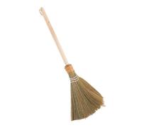 OSOLADY Traditional Broom Handmade with Natural Corn Whisk and Wood Featuring Soft Bristles and Detachable Design for Easy Cleaning for Capturing Dust and Debris Effectively