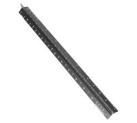 OSOLADY Triangular Drafting Ruler Architectural Scale Ruler 3-sided Aluminum Alloy with Numbers Lies Flat on Surface for Professional Applications Civil Engineering