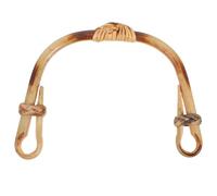 OSOLADY U-Shape Rattan Teapot Handle Replacement for Japanese Tea Kettle with Comfortable Grip and Easy Installation, for DIY Teapot Part Upgrades and Home Decor