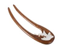 OSOLADY Unique Vintage Hairpin for Women u Shaped French Hair Stick Simple Bun Hair Stick