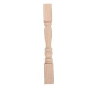 OSOLADY Unpainted Wood Baluster - Decorative Stair Spindle Posts for Interior Staircase Railing - Unfinished Wood Newel Post Handrail for DIY Staircase Woodworking Crafts