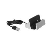 OSOLADY USB Type C Docking Station Desktop Charger Stand with Stable Phone Holder for Edge Note Compatible Devices Fast Charging and Data Portable Silver Cradle
