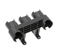 OSOLADY Vacuum Cleaner Brush Storage Bracket Wall Mount, Holder for V7 V10 Nozzle Base Dock, Black Plastic Space-Saving Accessory Rack for Home