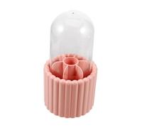 OSOLADY Vanity Table Makeup Holder Rotating Makeup Brush Storage Rack for Desk Organizer Save Space Hips Pp Material Desk Organizer for Cosmetics