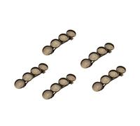 OSOLADY Vintage round Copper Hair Clips Practical Decoration for Women 5 Pcs Barrette with Smooth Elegant Hair Accessories for Thanksgiving and Valentine's Day