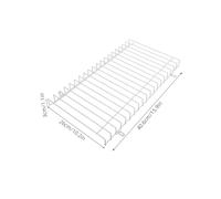 OSOLADY Wall Mounted Exit Sign Protective Cover Made of Sturdy Iron, White Finish, Prevents Damage to Emergency Exit Signs, for Schools and Offices