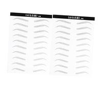 OSOLADY Waterproof 6d Hair-like Eyebrow Stickers 10 Pairs Simulation Eyebrow Suitable for Daily Wear and Outdoor Activities