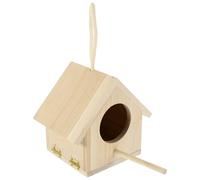 OSOLADY Wooden Bird Nest Home Adornment Small Simulation Bird Nest Garden Ornament Random Color for Indoor Outdoor Decoration DIY Micro-landscape Prop Random Color