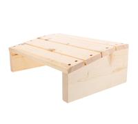 OSOLADY Wooden Footrest Stool Slanted Footstool Under Desk Foot Rest for Office and Home Use, Solid Wood Tilted Foot Rest Bench for Leg Support and Relaxation