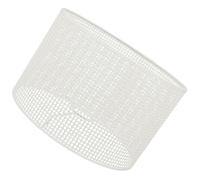 OSOLADY Woven Lampshade Simple White Design for Table Lamp and Floor Lamp, Lightweight Cloth and Iron Material with Eye Suitable for Bedroom and Other Places