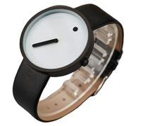 OSOLVE Leather Bracelet Fashion Creative Dot Matrix Watches Men Black Steel Mesh Band Quartz Watch Men Sports Watches