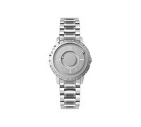 OSOLVE Leather Bracelet Fashion Original Iron Ball Magnetic Pointer Concept Quartz Unusual Men Sport Rubber Strap