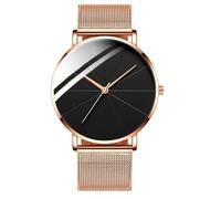 OSOLVE Men's Watch 2023 Minimalist Me Fashion Ultra Thin Watches Simple Men Business Stainless Steel Mesh Belt Quartz Watch