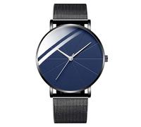 OSOLVE Men's Watch 2023 Minimalist Men Fashion Watches Simple Men Business Ultra Thin Stainless Steel Mesh Belt Quartz Watch