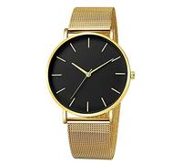 OSOLVE Men's Watch 2023 Top Brand Men Watch Black Rose Gold Leather Strap Man Quartz Business Clock