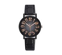 OSOLVE Men's Watch Fashion 2023 New Ladies Brand Watches Simplicity Figures Gradient Colour Women Quartz Watch Black Leather Dress Wristwatches