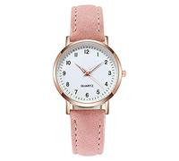 OSOLVE Men's Watch Ladies Diamond-Studded Luminous Retro Female Watch Leather Belt Quartz Watch Women Simplicity Casual Decoration Wristwatches