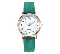 OSOLVE Men's Watch Ladies Diamond-Studded Luminous Retro Female Watch Leather Belt Quartz Watch Women Simplicity Casual Decoration Wristwatches