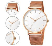 OSOLVE Men's Watch Ladies Quartz Watch Bracelet Set Luxury Watch Quartz Watch Stainless Steel Dial Casual Bracelet Watch Mesh Band Quartz Watch Men