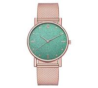 OSOLVE Men's Watch Ladies Watch Romantic Starry Sky Dial Women Quartz Wristwatch Fashion Mesh Watch Gift Clock