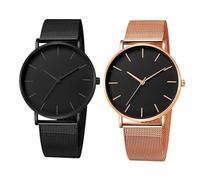 OSOLVE Men's Watch Men Watches 2023 Luxury Male Casual Ultra Thin Wristwatch Male Business Stainless Steel Mesh Quartz