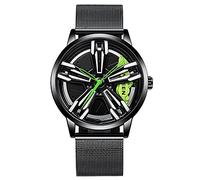 OSOLVE Men's Watch Wheel Watch 2023 for Men Rim Hub Top Brand Luxury Trend Cool Sports Car Men Watch Stainless Steel Fashion Men Quartz Watches