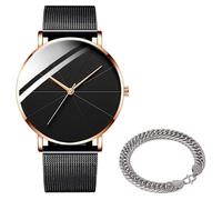 OSOLVE Watch 2022 Minimalist Men Fashion Watches Simple Men Business Ultra Thin Stainless Steel Mesh Belt Quartz Watch