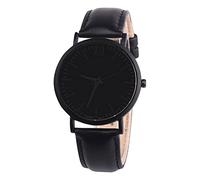 OSOLVE Watch Black Simple Fashion Watch for Men Luxury Casual Wrist Watch Retro Men Leather Strap Men Watches 2023 Luxury Trend Quartz Clock