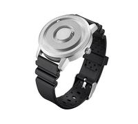 OSOLVE Watch Unique Innovative Sliver Magnetic Ball Metal Parallel Time Space Watch Fashionable Quartz Watch Simple Men Watch Lover Gift