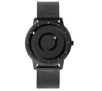 OSOLVE Watch Unique Innovative Sliver Magnetic Ball Metal Parallel Time Space Watch Fashionable Quartz Watch Simple Men Watch Lover Gift