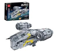 OSoMax Giant Mandalorian Razor Crest Spaceship Compatible with LEGO Star Wars Starship Ultimate Collector Series - 4453 Pcs