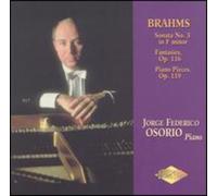 Osorio(Pno) - Brahms:Sonata No 3