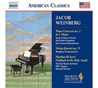 Osorio:Rickenbacher:Bingham - WEINBERG: Piano Concerto No. 2 / String Quartet Op. 55 / Shabbat Ba'aretz