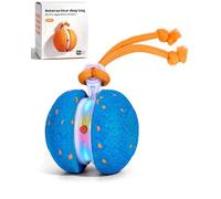 osou Interactive Dog Toy, Random Path Rolling Dog Ball with Rope, 2 Speed Modes, Motion-Activated, Pet-Safe ETPU Shell, Automatic Moving Toy for Small Medium Large Dogs and Most Dog Personalities